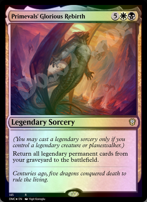 Primevals' Glorious Rebirth FOIL