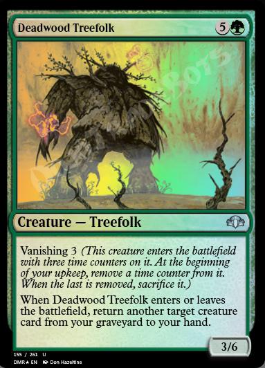 Deadwood Treefolk FOIL