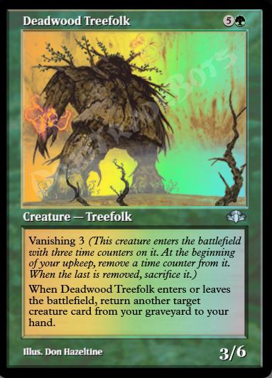 Deadwood Treefolk (Retro Frame) FOIL