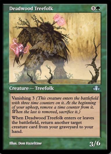 Deadwood Treefolk (Retro Frame)