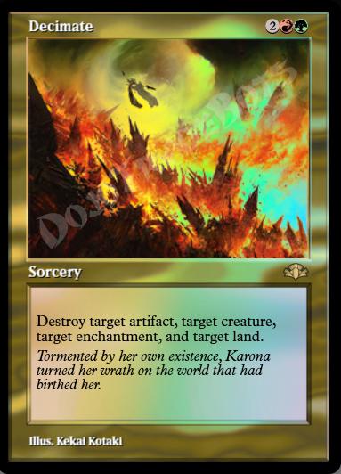 Decimate (Retro Frame) FOIL