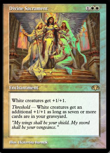 Divine Sacrament (Retro Frame) FOIL