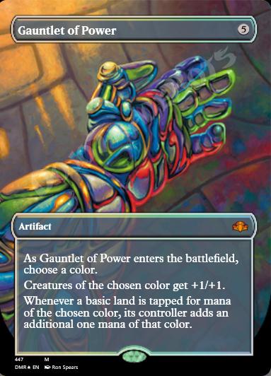 Gauntlet of Power (Borderless) FOIL