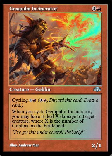 Gempalm Incinerator (Retro Frame) FOIL