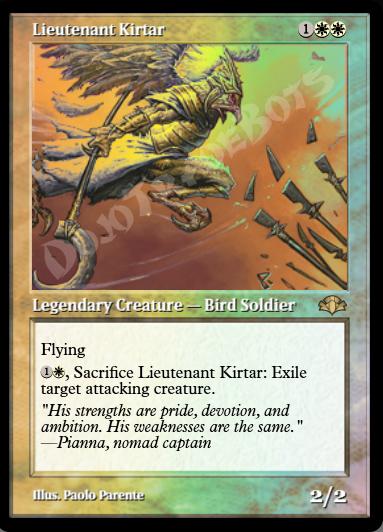 Lieutenant Kirtar (Retro Frame) FOIL