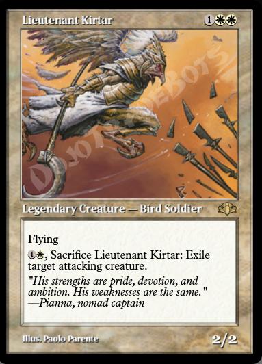 Lieutenant Kirtar (Retro Frame)