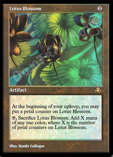 Lotus Blossom (Retro Frame) FOIL