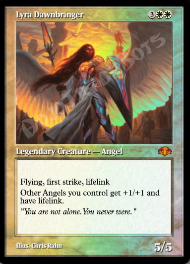 Lyra Dawnbringer (Retro Frame) FOIL