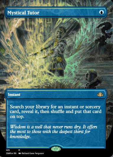 Mystical Tutor (Borderless) FOIL