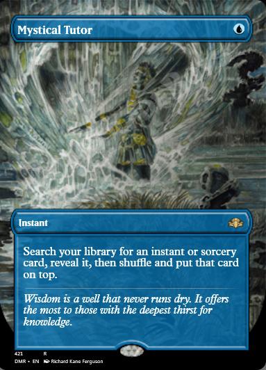 Mystical Tutor (Borderless)