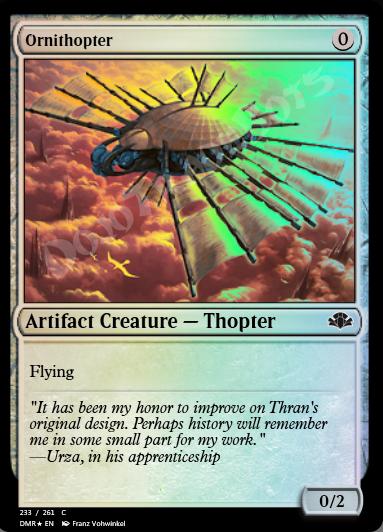 Ornithopter FOIL