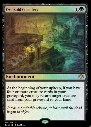 Oversold Cemetery FOIL