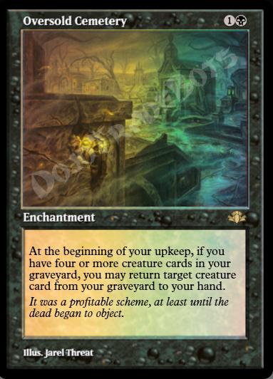 Oversold Cemetery (Retro Frame) FOIL