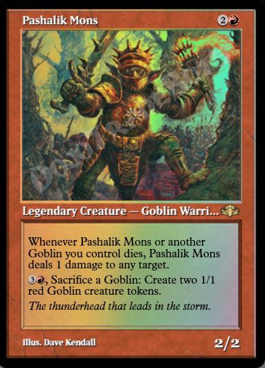 Pashalik Mons (Retro Frame) FOIL