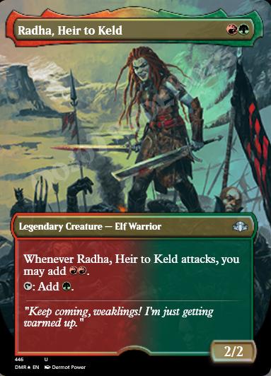 Radha, Heir to Keld (Borderless) FOIL