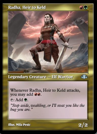 Radha, Heir to Keld (Retro Frame)