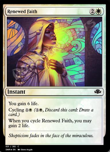 Renewed Faith FOIL