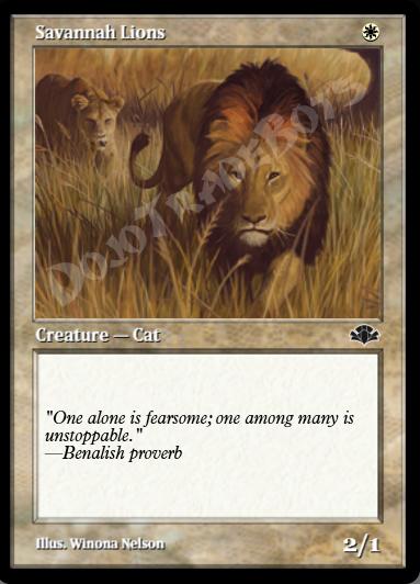 Savannah Lions (Retro Frame)