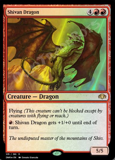 Shivan Dragon FOIL