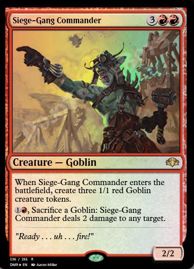 Siege-Gang Commander FOIL