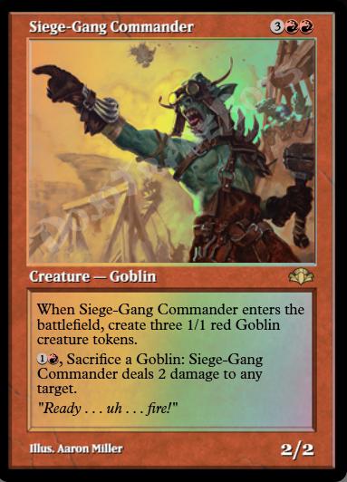 Siege-Gang Commander (Retro Frame) FOIL