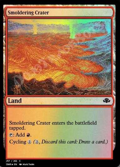 Smoldering Crater FOIL