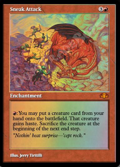 Sneak Attack (Retro Frame) FOIL