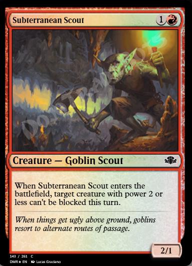 Subterranean Scout FOIL