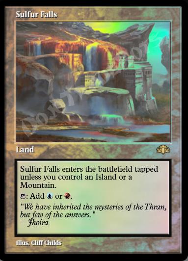 Sulfur Falls (Retro Frame) FOIL