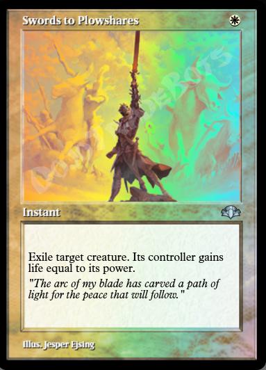 Swords to Plowshares (Retro Frame) FOIL