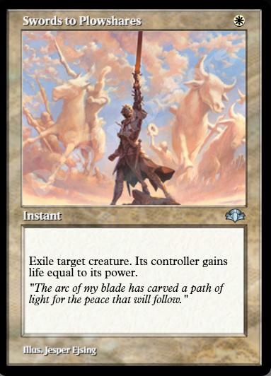 Swords to Plowshares (Retro Frame)