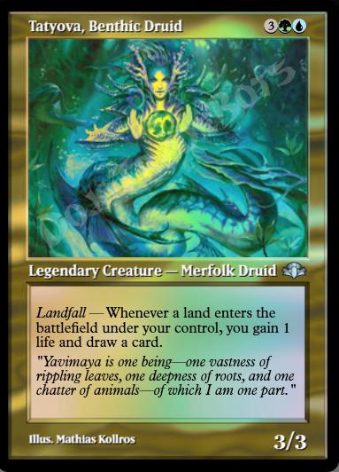 Tatyova, Benthic Druid (Retro Frame) FOIL