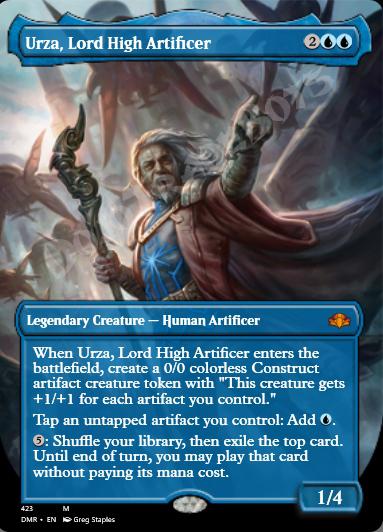 Urza, Lord High Artificer (Borderless)