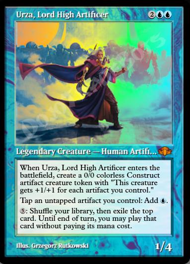 Urza, Lord High Artificer (Retro Frame) FOIL