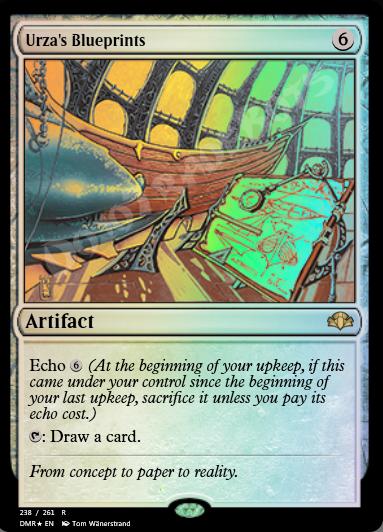 Urza's Blueprints FOIL