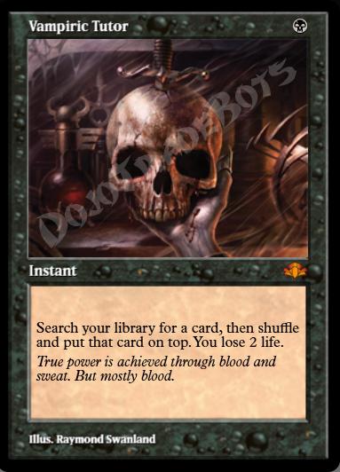 Vampiric Tutor (Retro Frame)