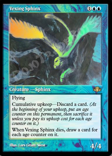 Vexing Sphinx (Retro Frame) FOIL