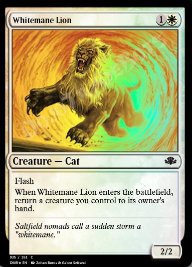 Whitemane Lion FOIL