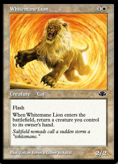 Whitemane Lion (Retro Frame)