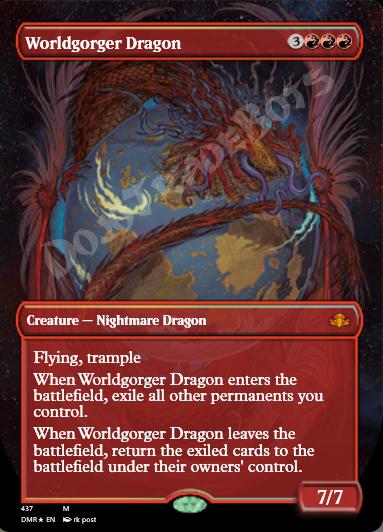 Worldgorger Dragon (Borderless) FOIL