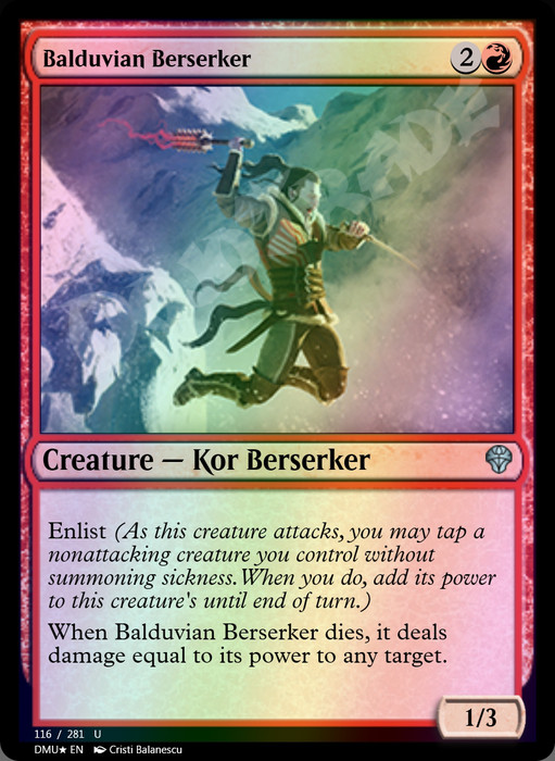 Balduvian Berserker FOIL