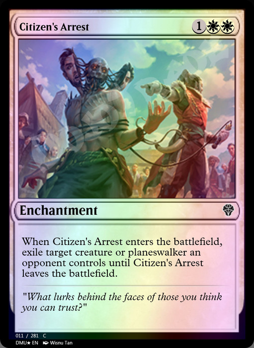 Citizen's Arrest FOIL