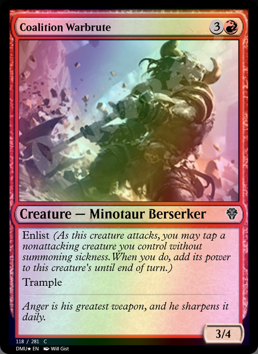 Coalition Warbrute FOIL