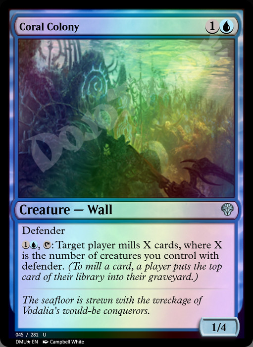 Coral Colony FOIL