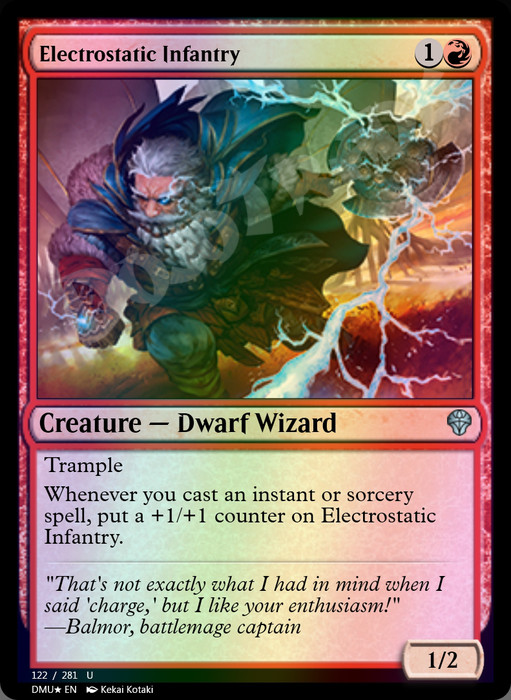 Electrostatic Infantry FOIL