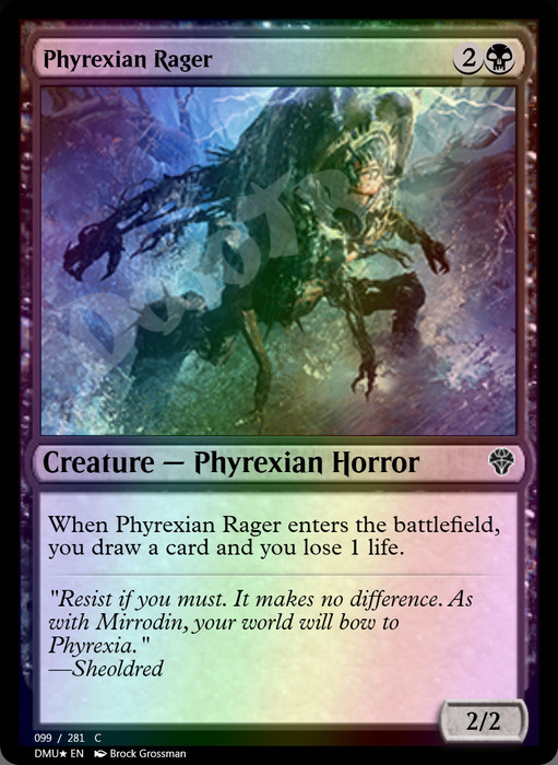 Phyrexian Rager FOIL