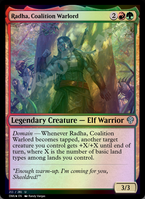 Radha, Coalition Warlord FOIL