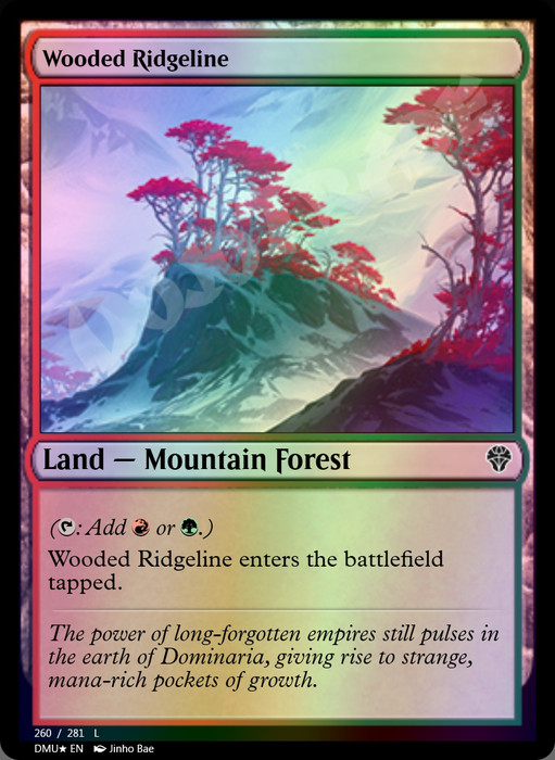 Wooded Ridgeline FOIL