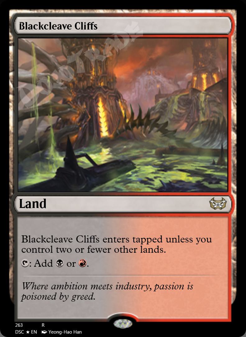 Blackcleave Cliffs FOIL