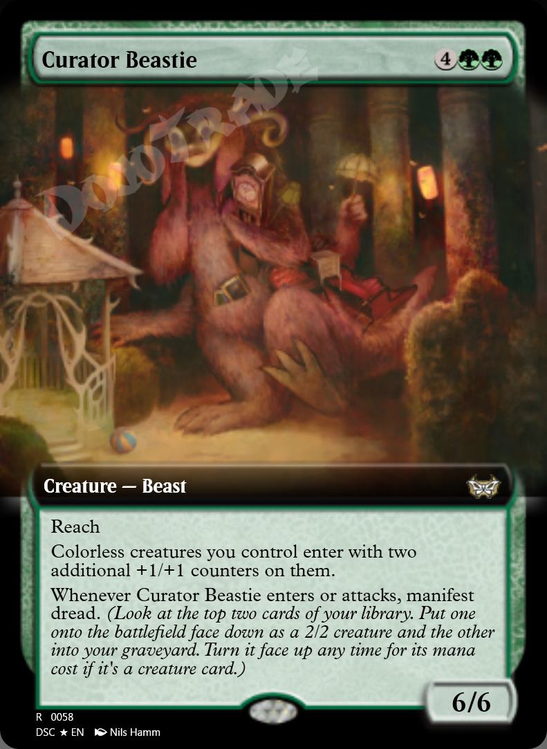 Curator Beastie (Extended Art) FOIL